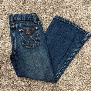 Boys Wrangler slim boot jeans
